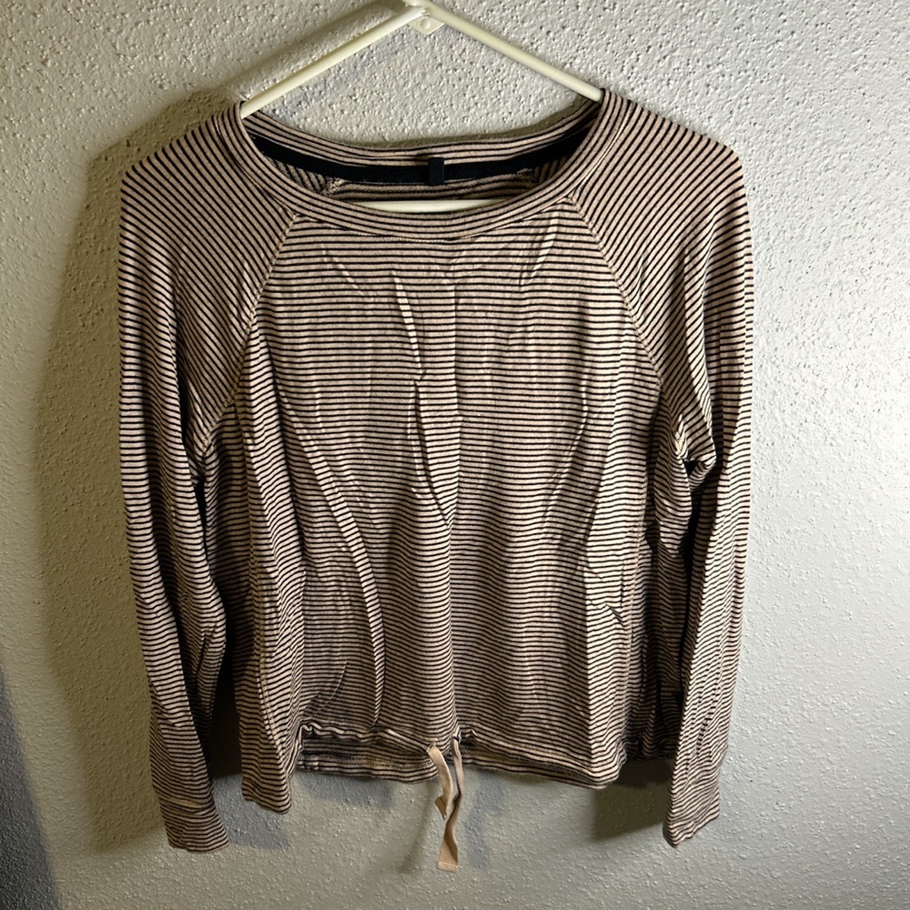 Stripped loungewear long sleeve from the LOFT.